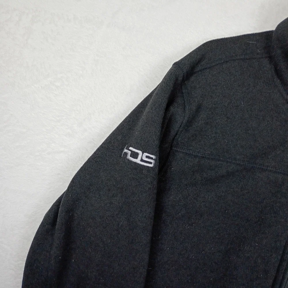 North Face Sweater‎ Full Zip Jacket Mens Small Black Fleece
